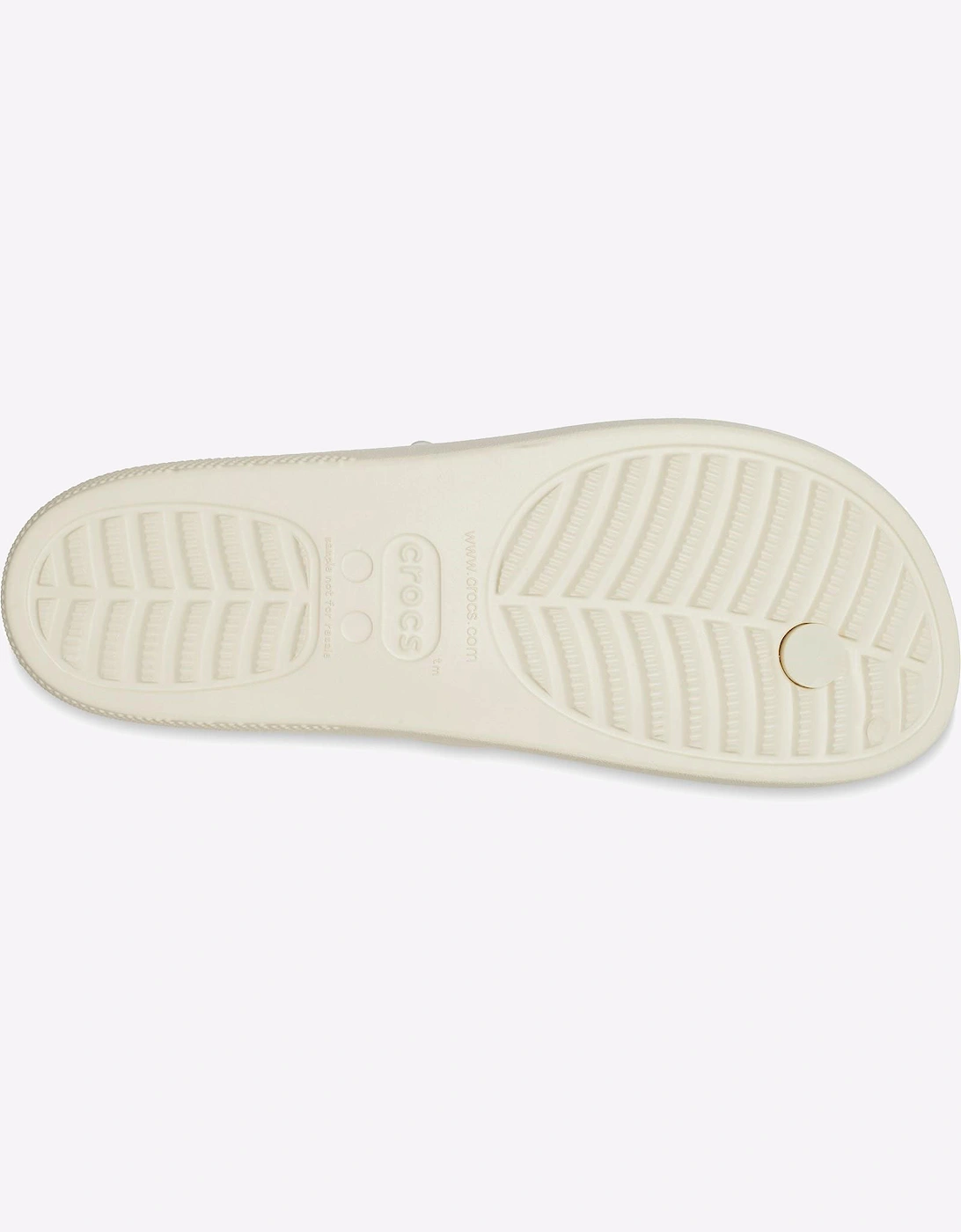 Crocs Classic Platform Flip Flop Unisex Bone