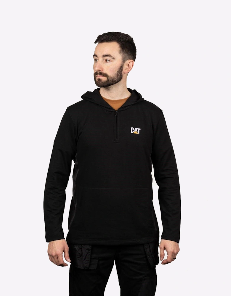 Caterpillar Coolmax Hoodie Mens Black