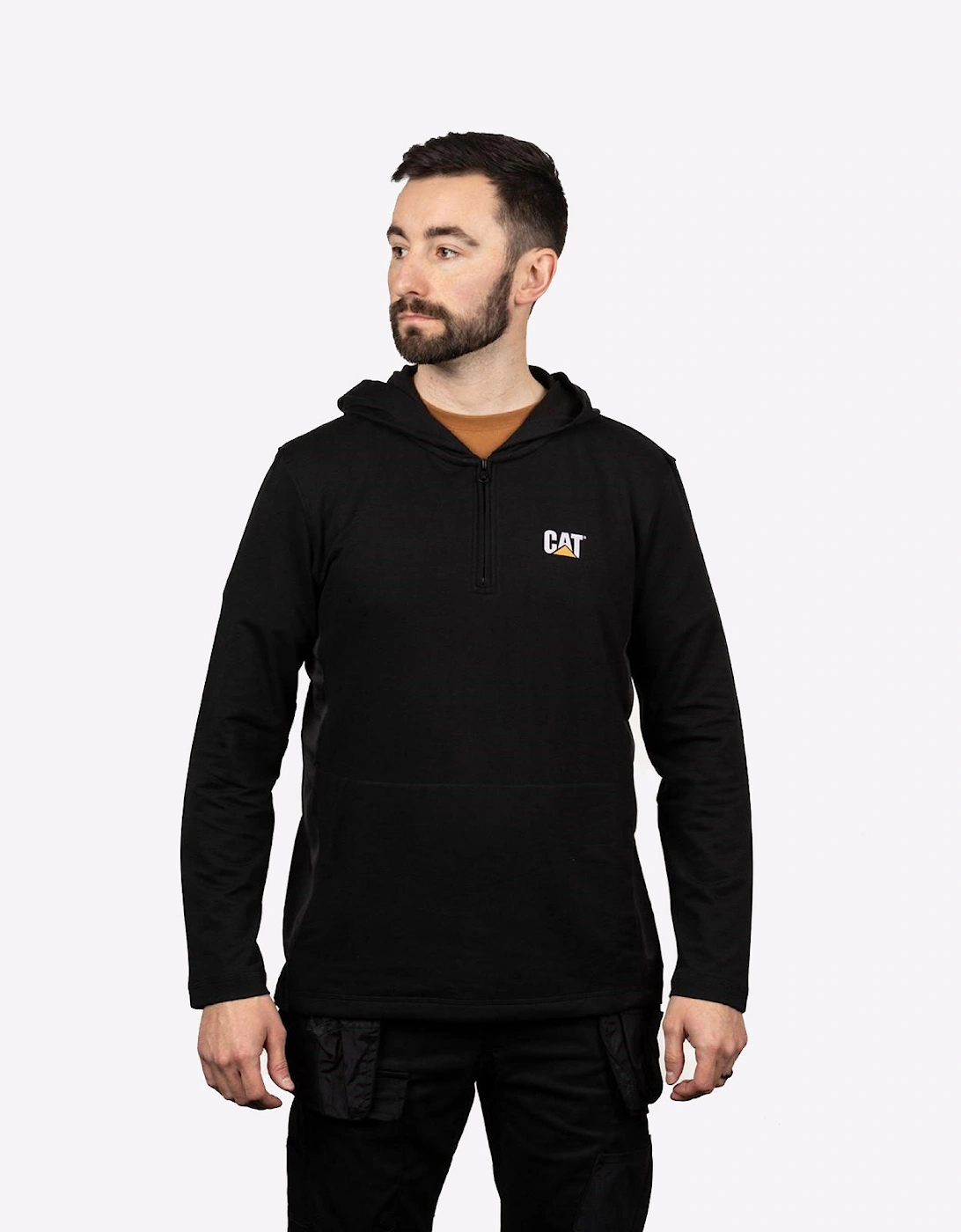 Caterpillar Coolmax Hoodie Mens Black