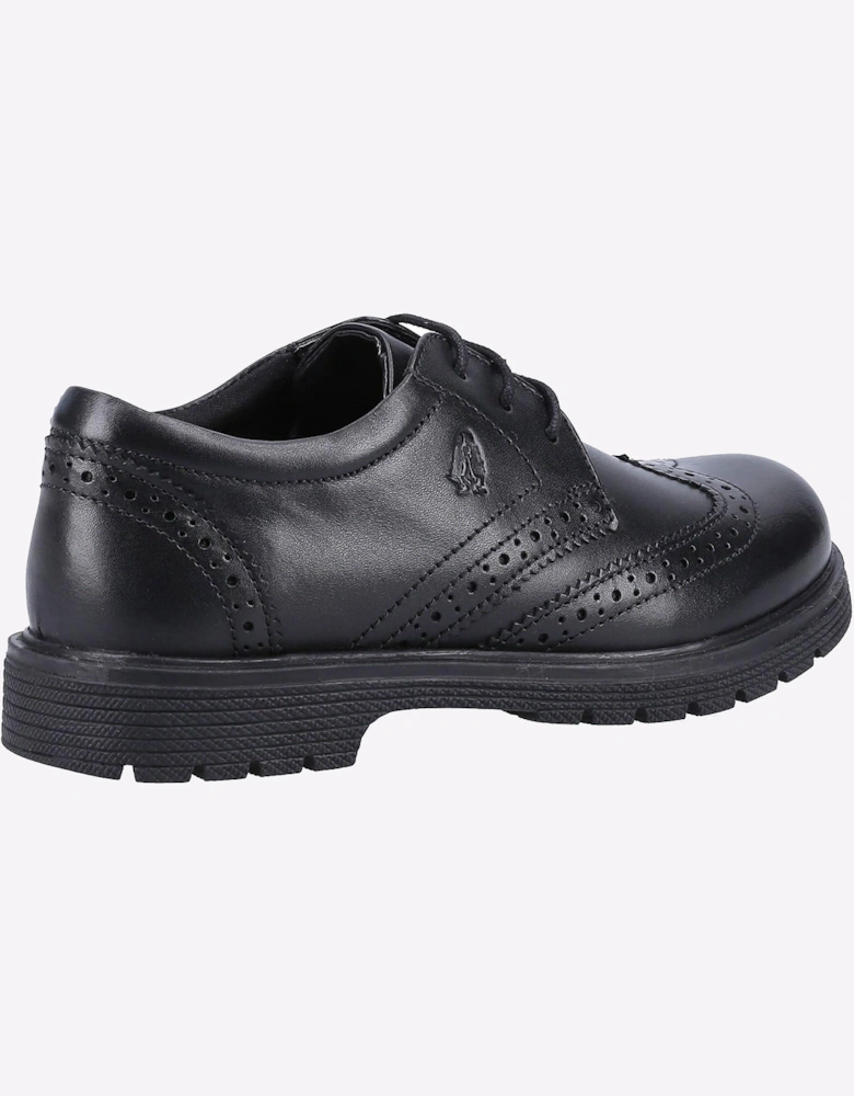 Hush Puppies Sally School Shoes Girls Junior Black