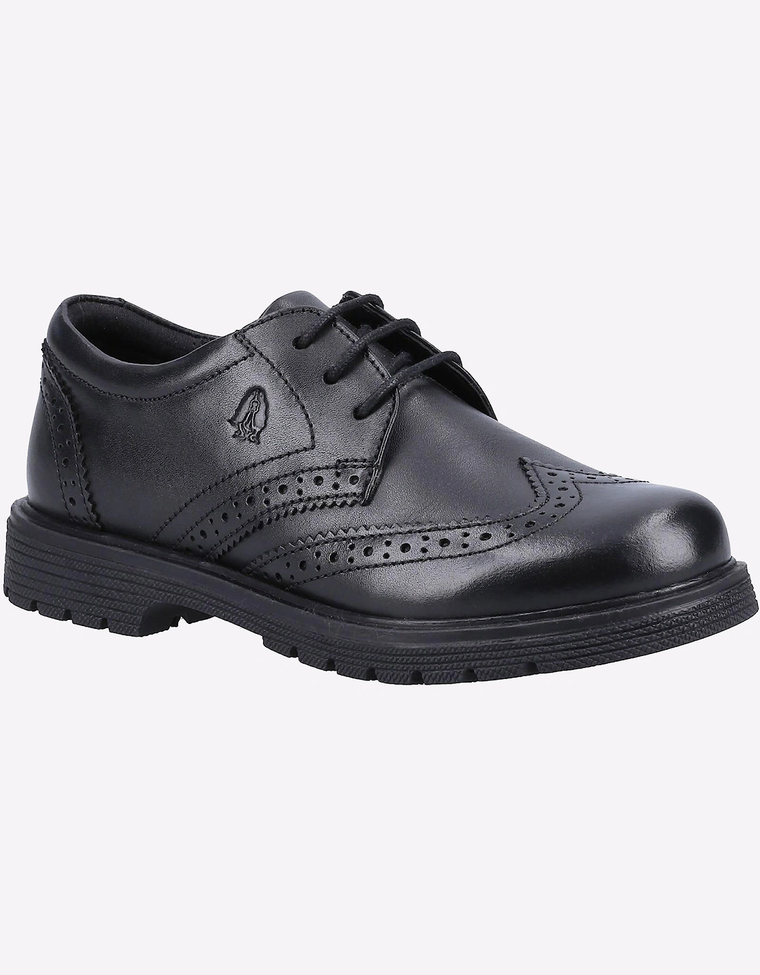 Hush Puppies Sally School Shoes Girls Junior Black