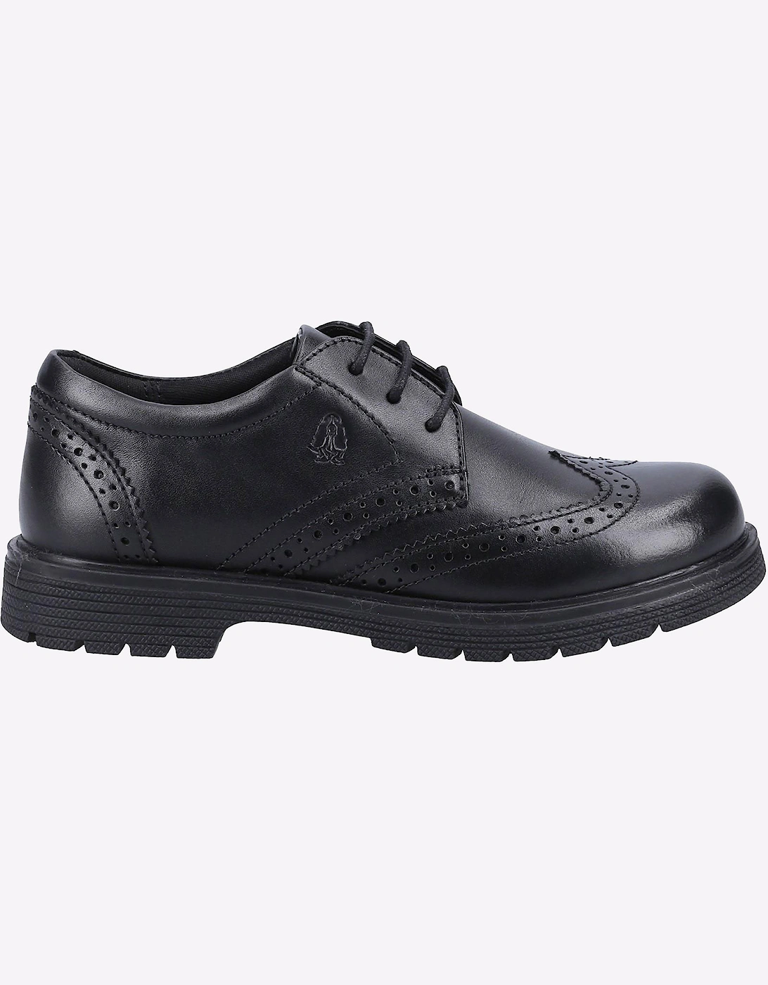 Hush Puppies Sally School Shoes Girls Junior Black