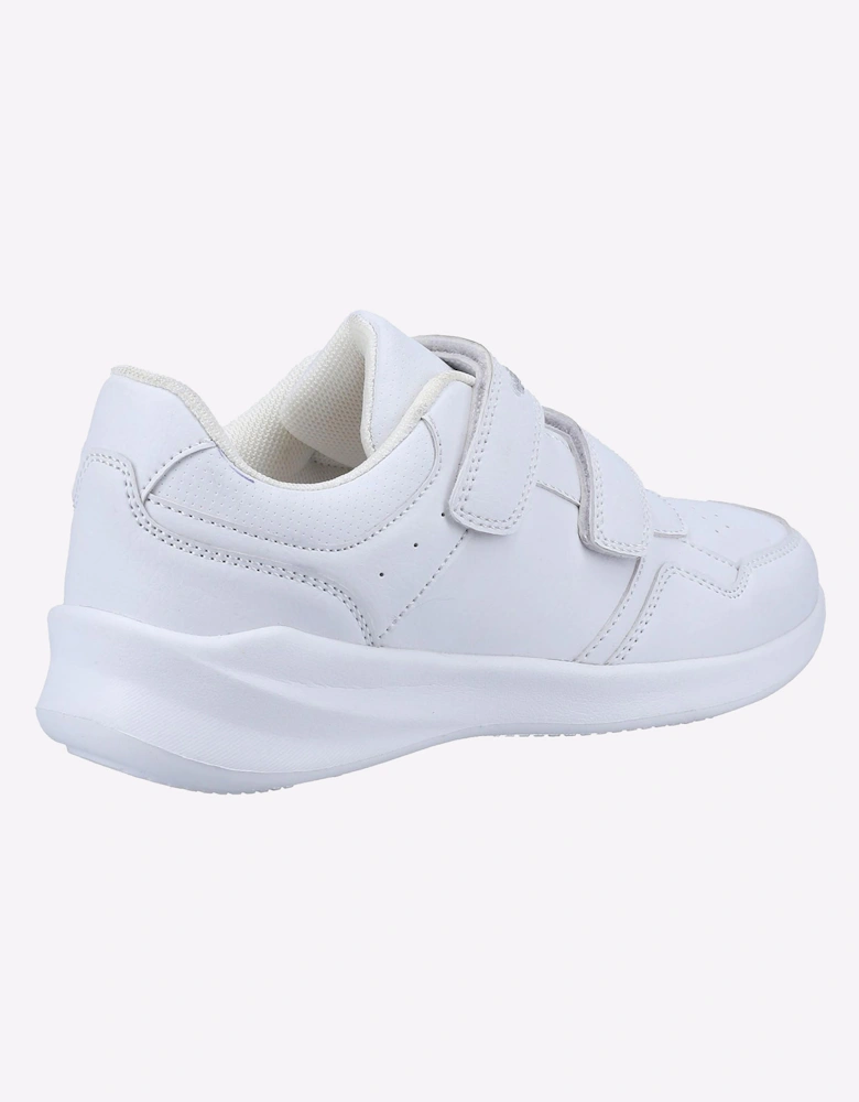 Hush Puppies Memory Foam Marling Junior White