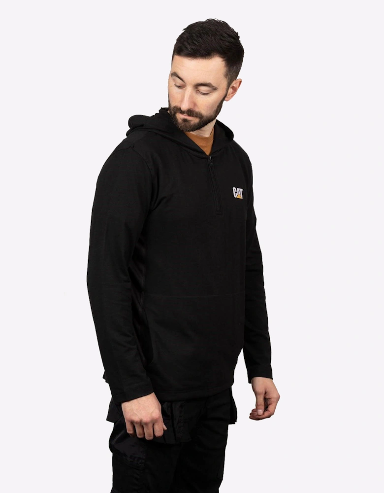 Caterpillar Coolmax Hoodie Mens Black