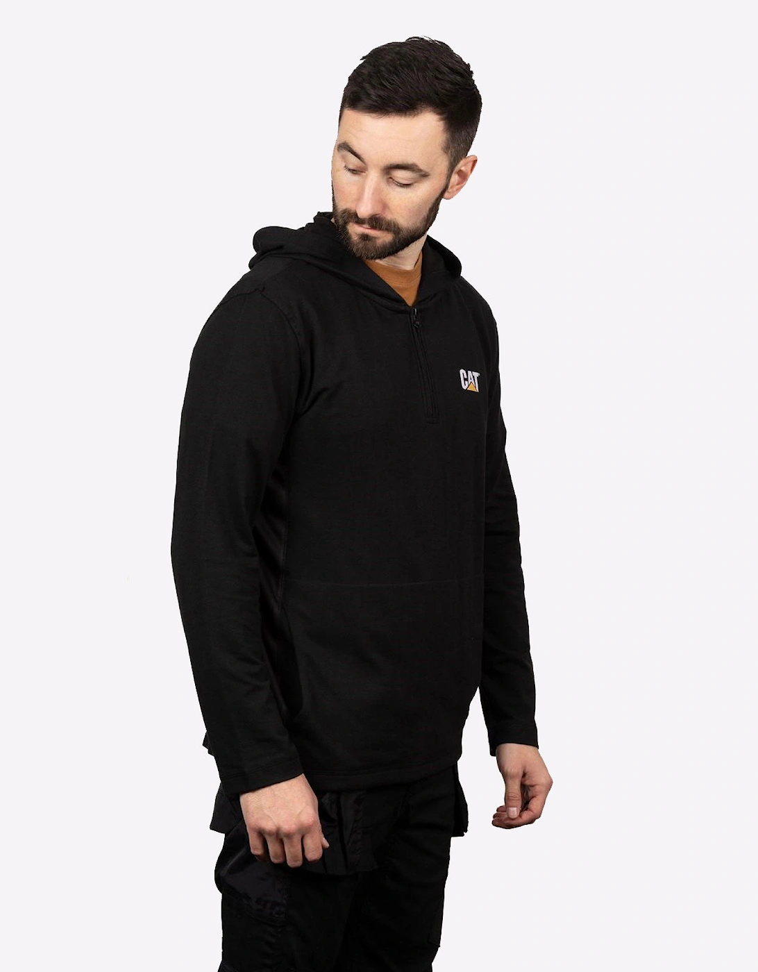 Caterpillar Coolmax Hoodie Mens Black