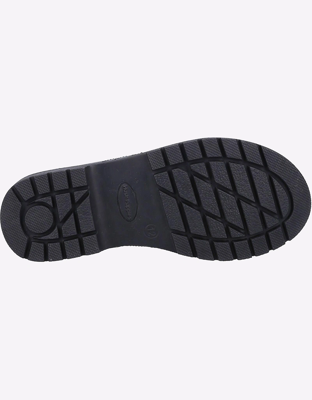 Hush Puppies Sally School Shoes Girls Junior Black