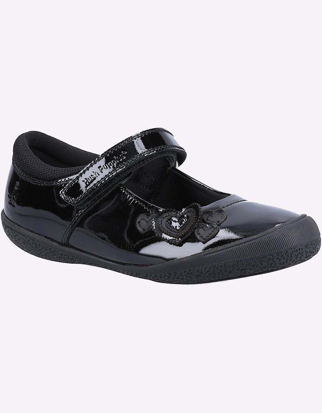 Hush Puppies Rosanna Patent School Shoes Infant Black
