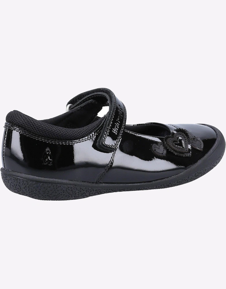 Hush Puppies Rosanna Patent School Shoes Infant Black