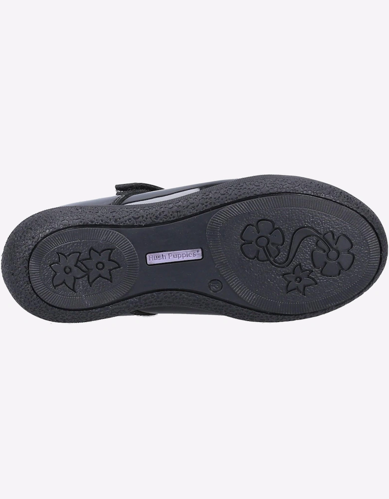 Hush Puppies Rosanna Patent School Shoes Infant Black