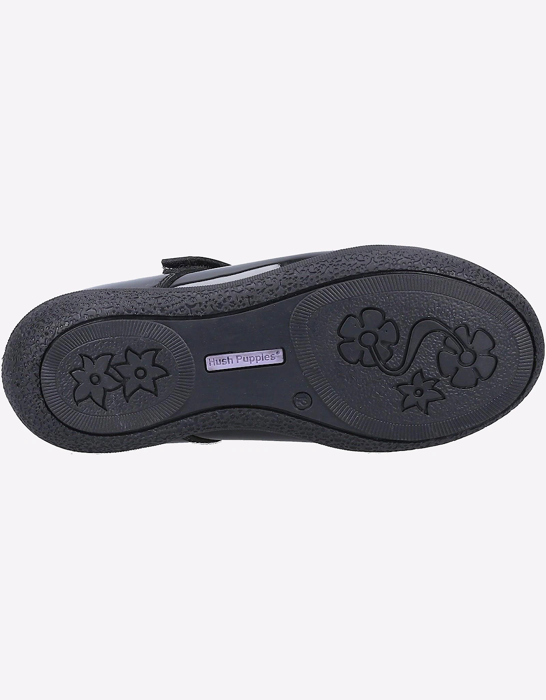 Hush Puppies Rosanna Patent School Shoes Infant Black