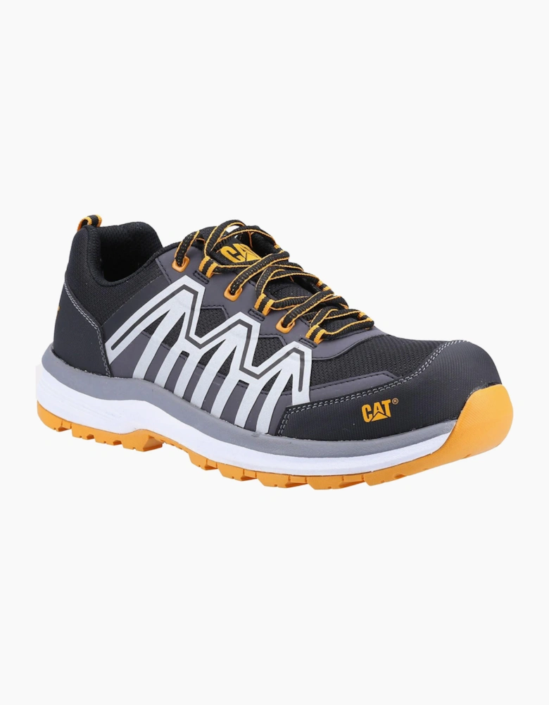 Caterpillar Safety Caterpillar Charge S3 Mens Safety Trainers Black / Orange