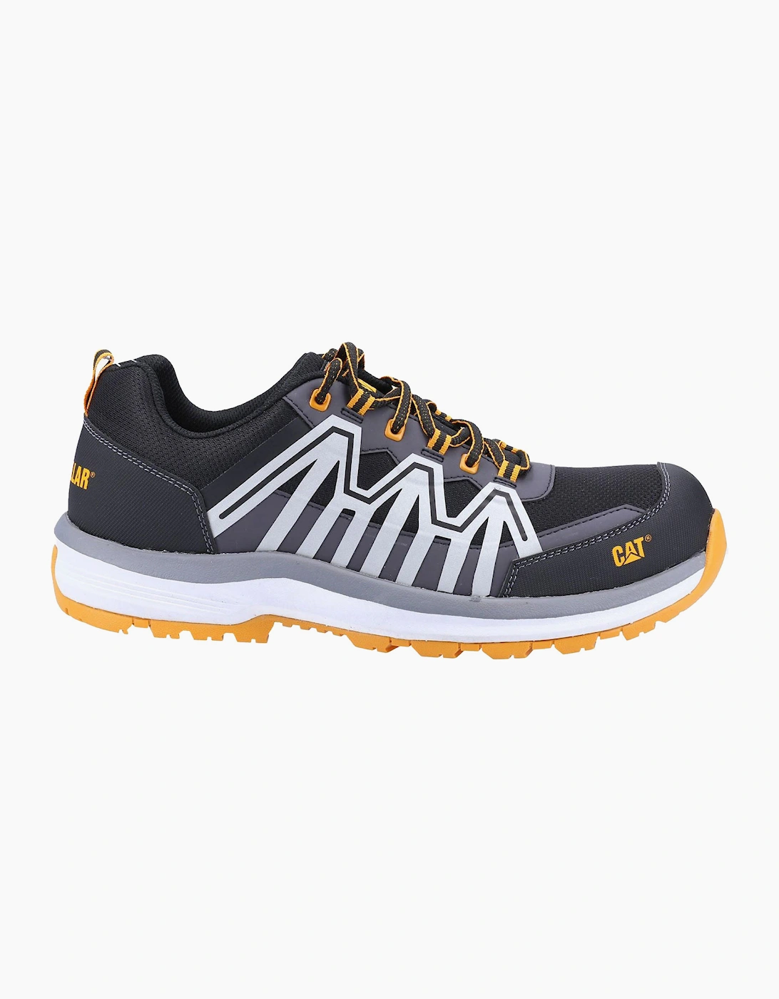 Caterpillar Safety Caterpillar Charge S3 Mens Safety Trainers Black / Orange