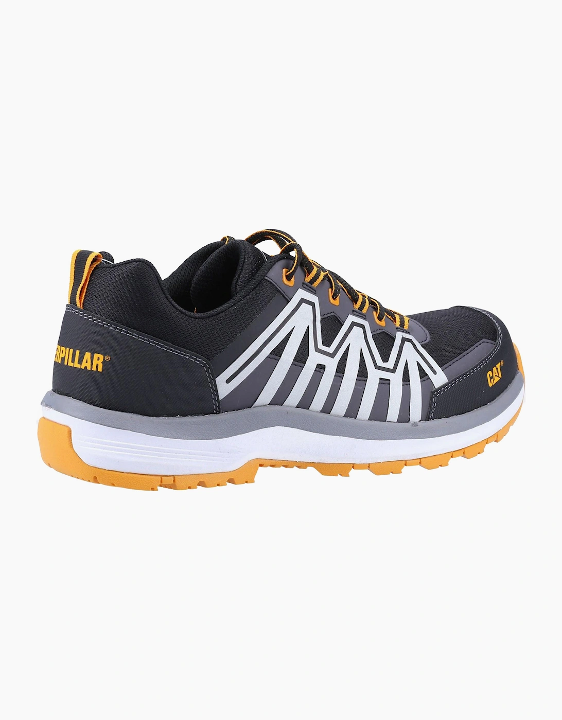 Caterpillar Safety Caterpillar Charge S3 Mens Safety Trainers Black / Orange