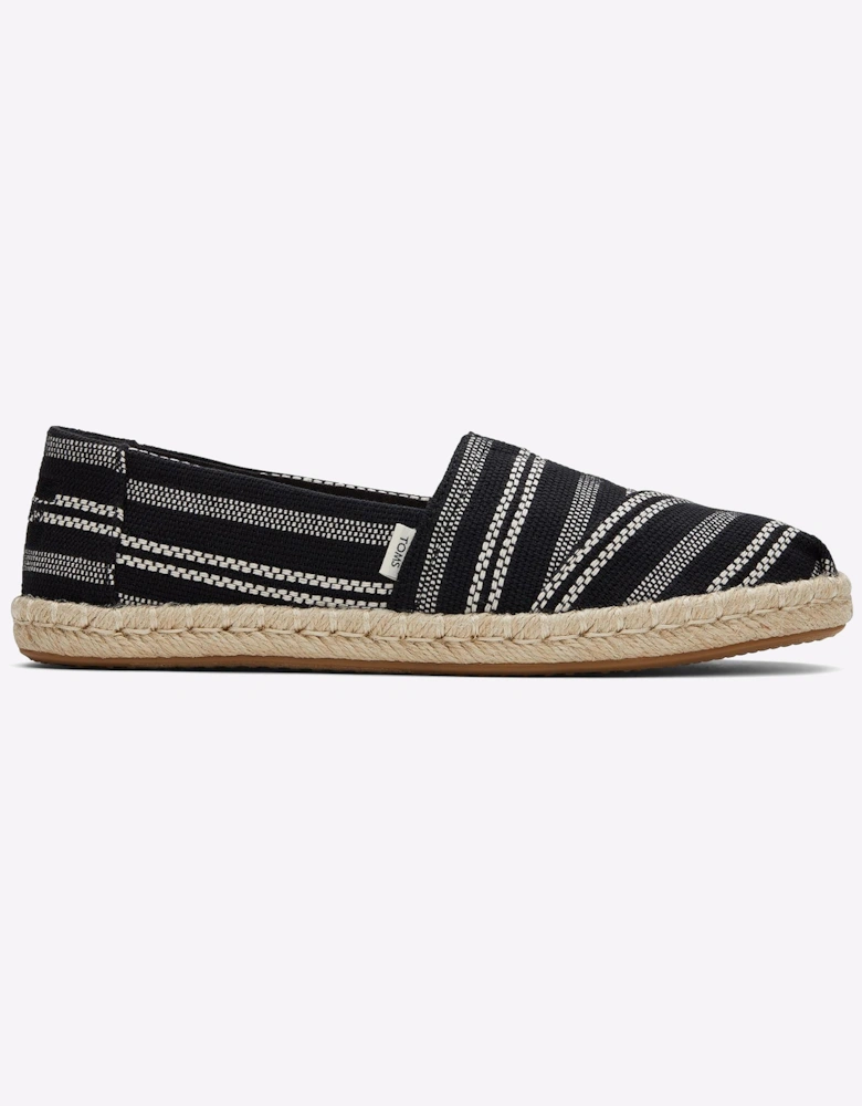 Toms Alpargata Rope Womens Black