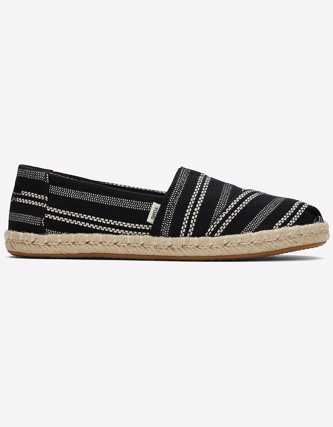 Toms Alpargata Rope Womens Black