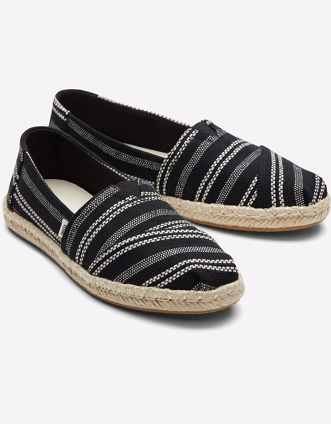Toms Alpargata Rope Womens Black