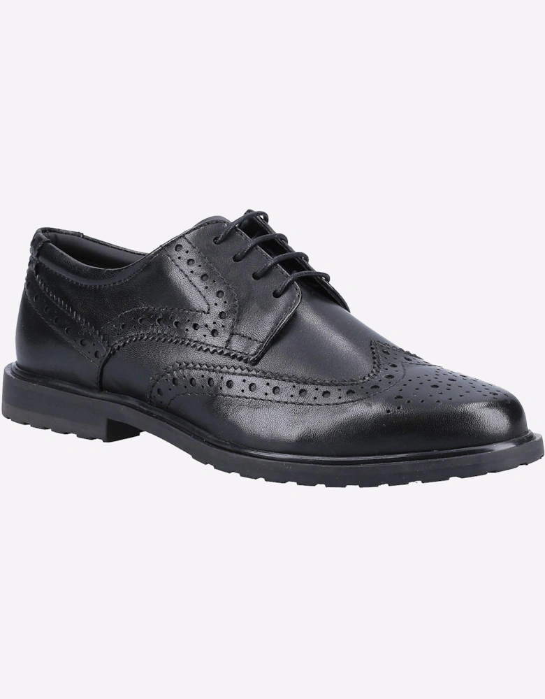 Hush Puppies Verity Womens Girls Brogue Shoes Black