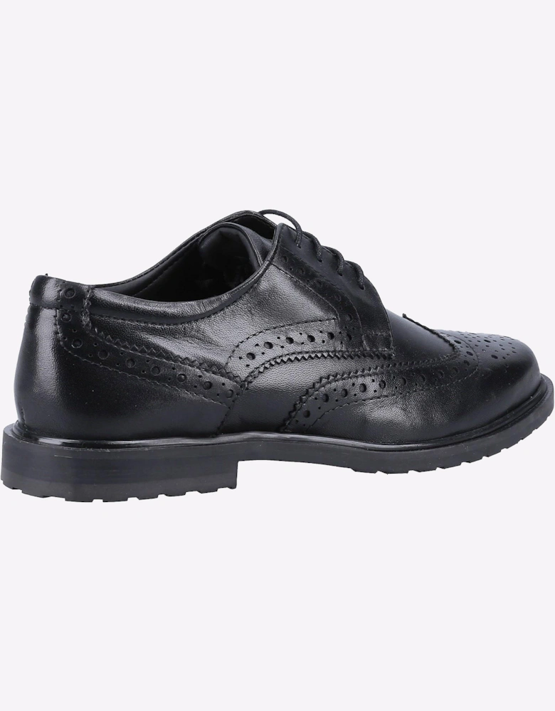 Hush Puppies Verity Womens Girls Brogue Shoes Black
