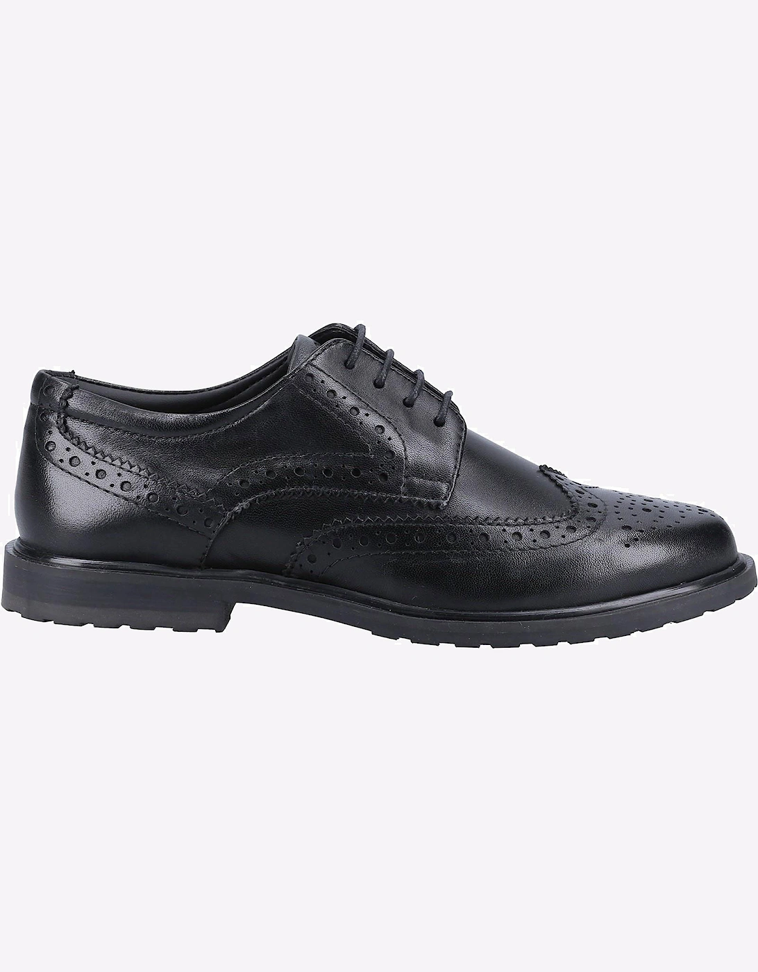 Hush Puppies Verity Womens Girls Brogue Shoes Black