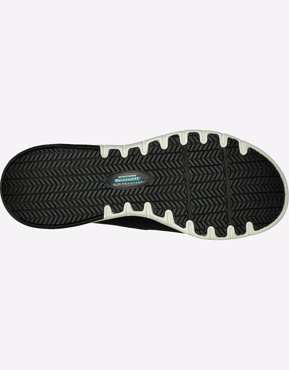 Skechers Marsing Waiola Memory Foam Trainers Womens Black/White