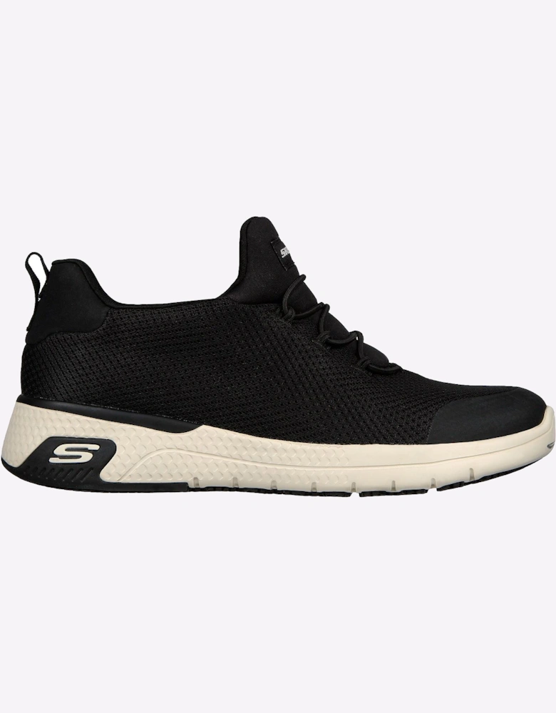 Skechers Marsing Waiola Memory Foam Trainers Womens Black/White