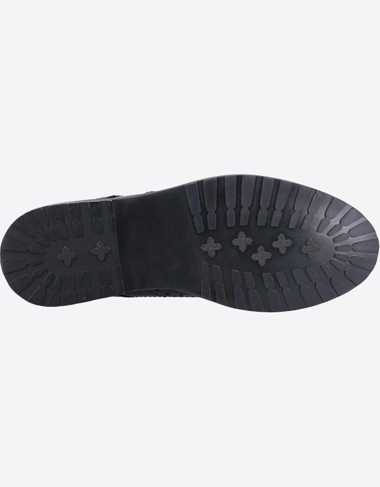 Hush Puppies Verity Womens Girls Brogue Shoes Black