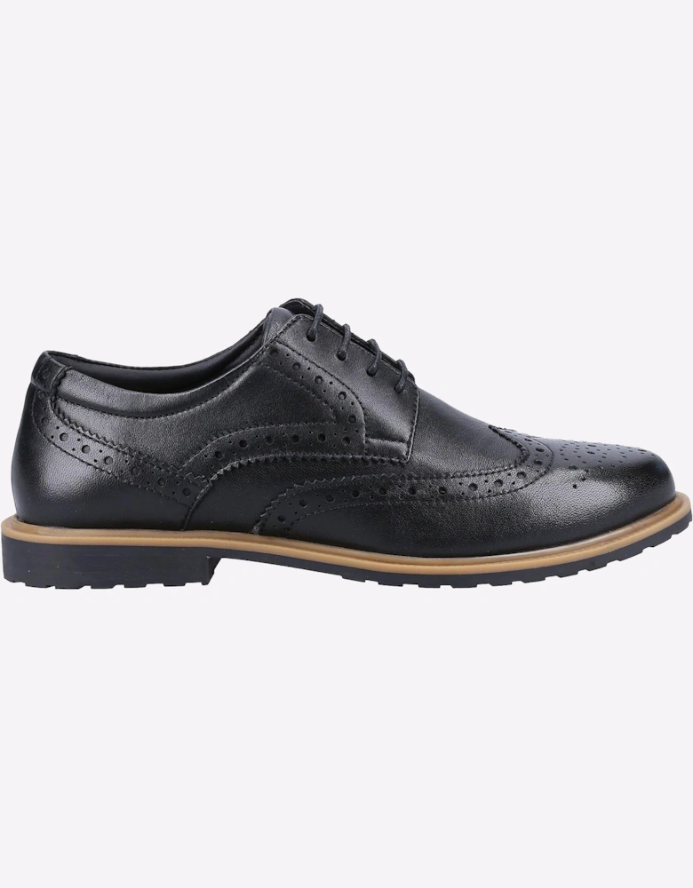 Hush Puppies Verity Womens Girls Brogue Shoes Black