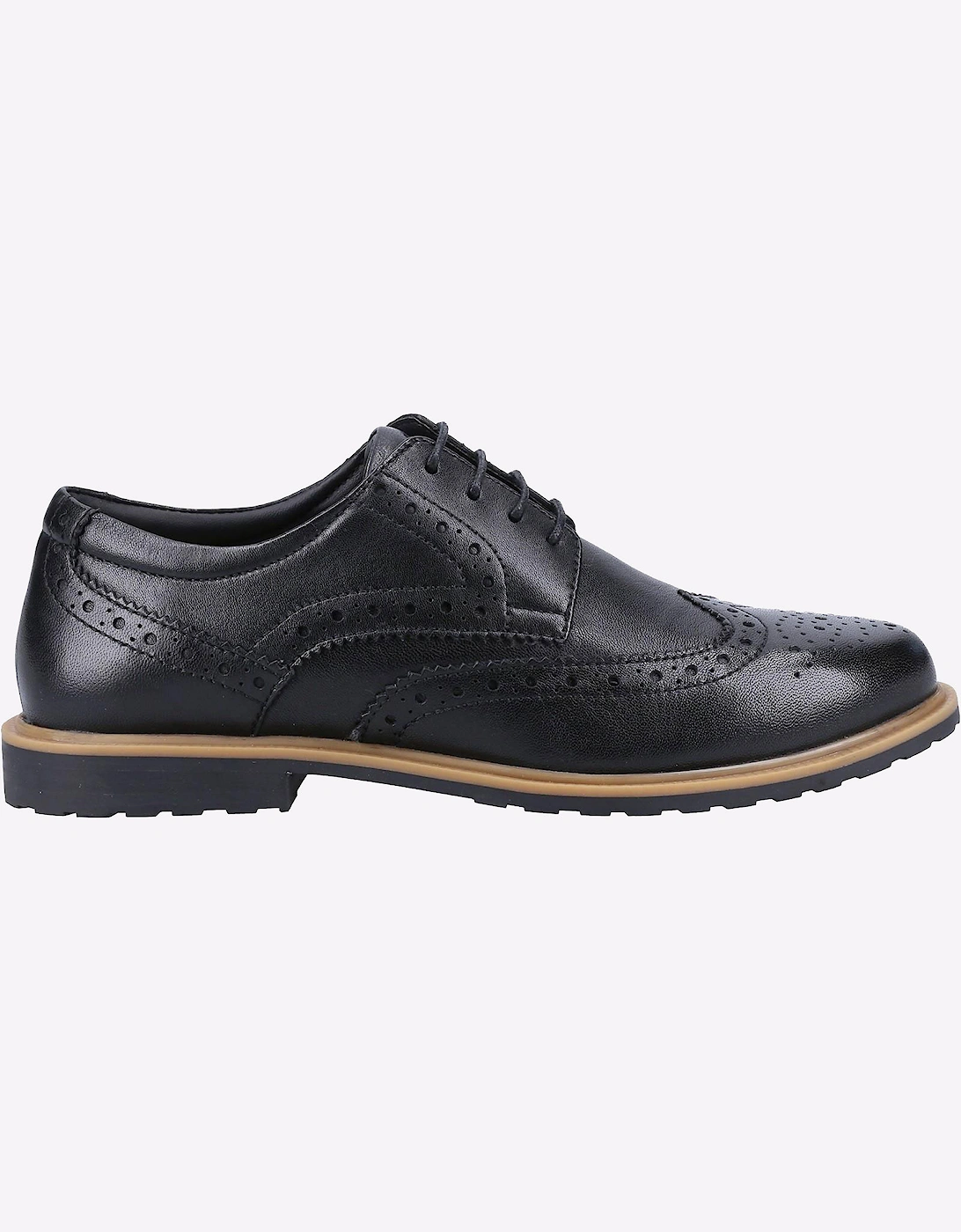 Hush Puppies Verity Womens Girls Brogue Shoes Black