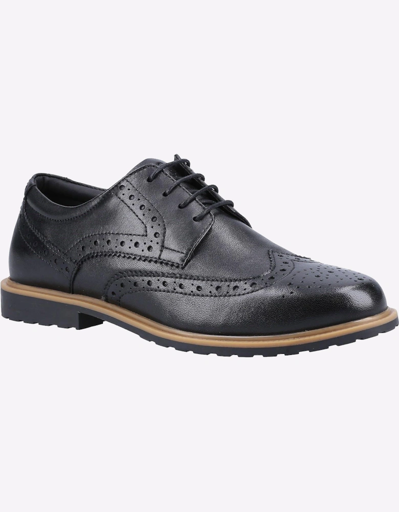 Hush Puppies Verity Womens Girls Brogue Shoes Black