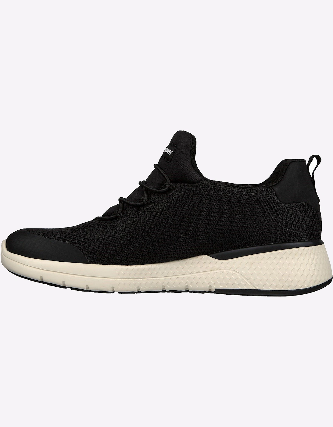 Skechers Marsing Waiola Memory Foam Trainers Womens Black/White