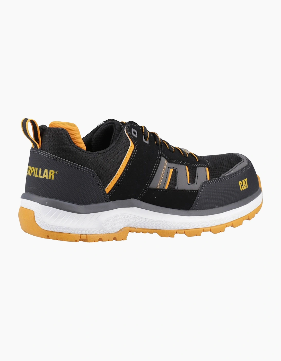 Caterpillar Safety Caterpillar Accelerate S3 Safety Trainers Mens Black / Orange