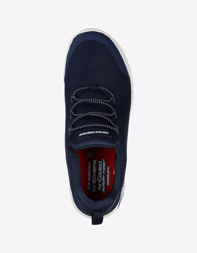 Skechers Marsing Waiola Memory Foam Trainers Womens Navy