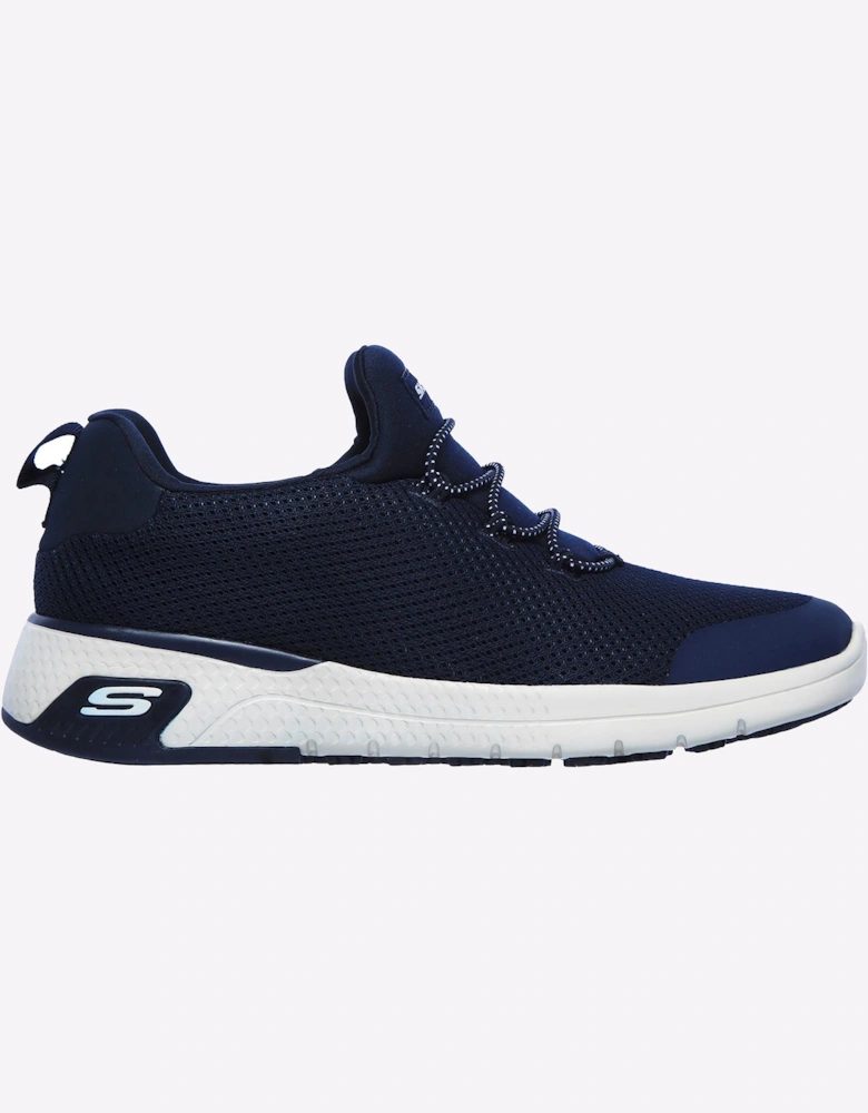 Skechers Marsing Waiola Memory Foam Trainers Womens Navy