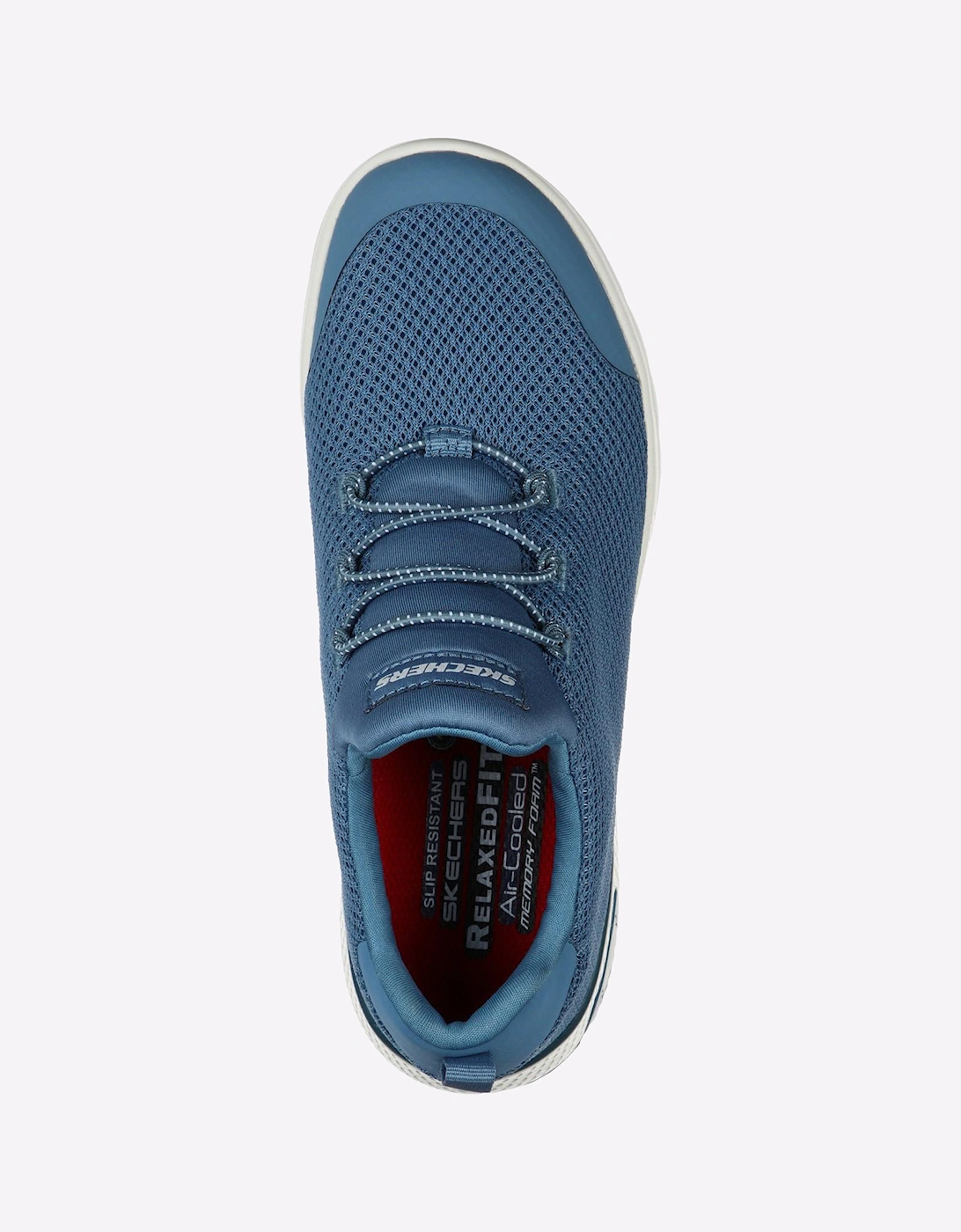 Skechers Marsing Waiola Memory Foam Trainers Womens Blue