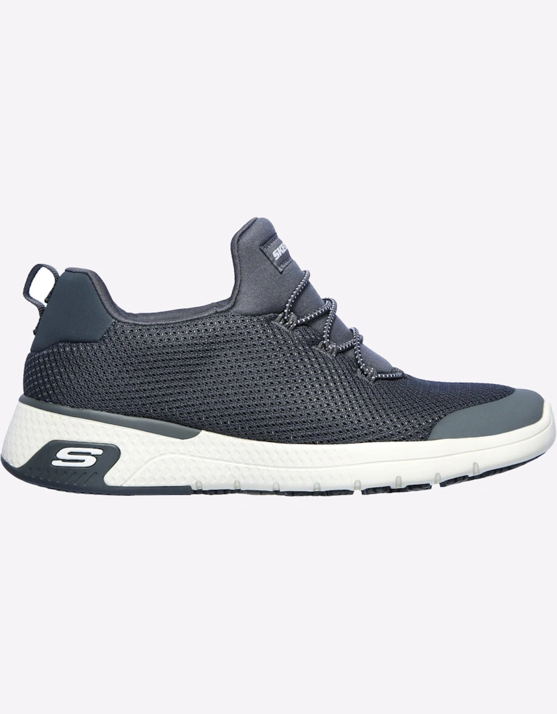 Skechers Marsing Waiola Memory Foam Trainers Womens Charcoal