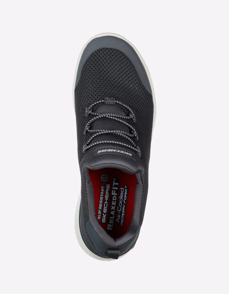 Skechers Marsing Waiola Memory Foam Trainers Womens Charcoal