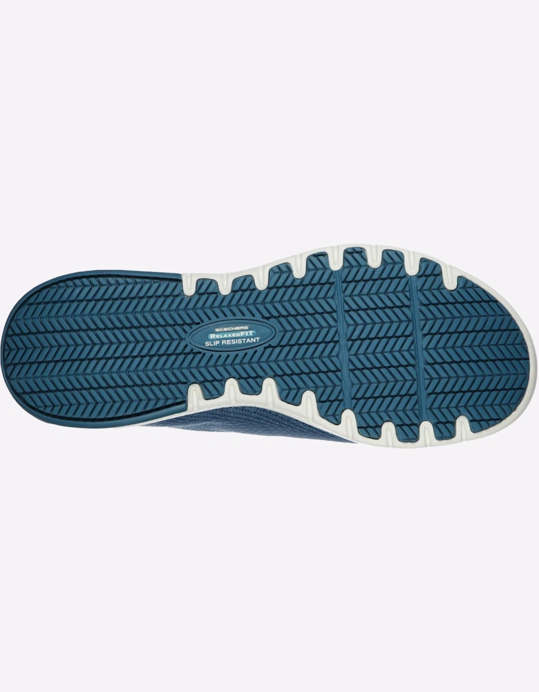 Skechers Marsing Waiola Memory Foam Trainers Womens Blue
