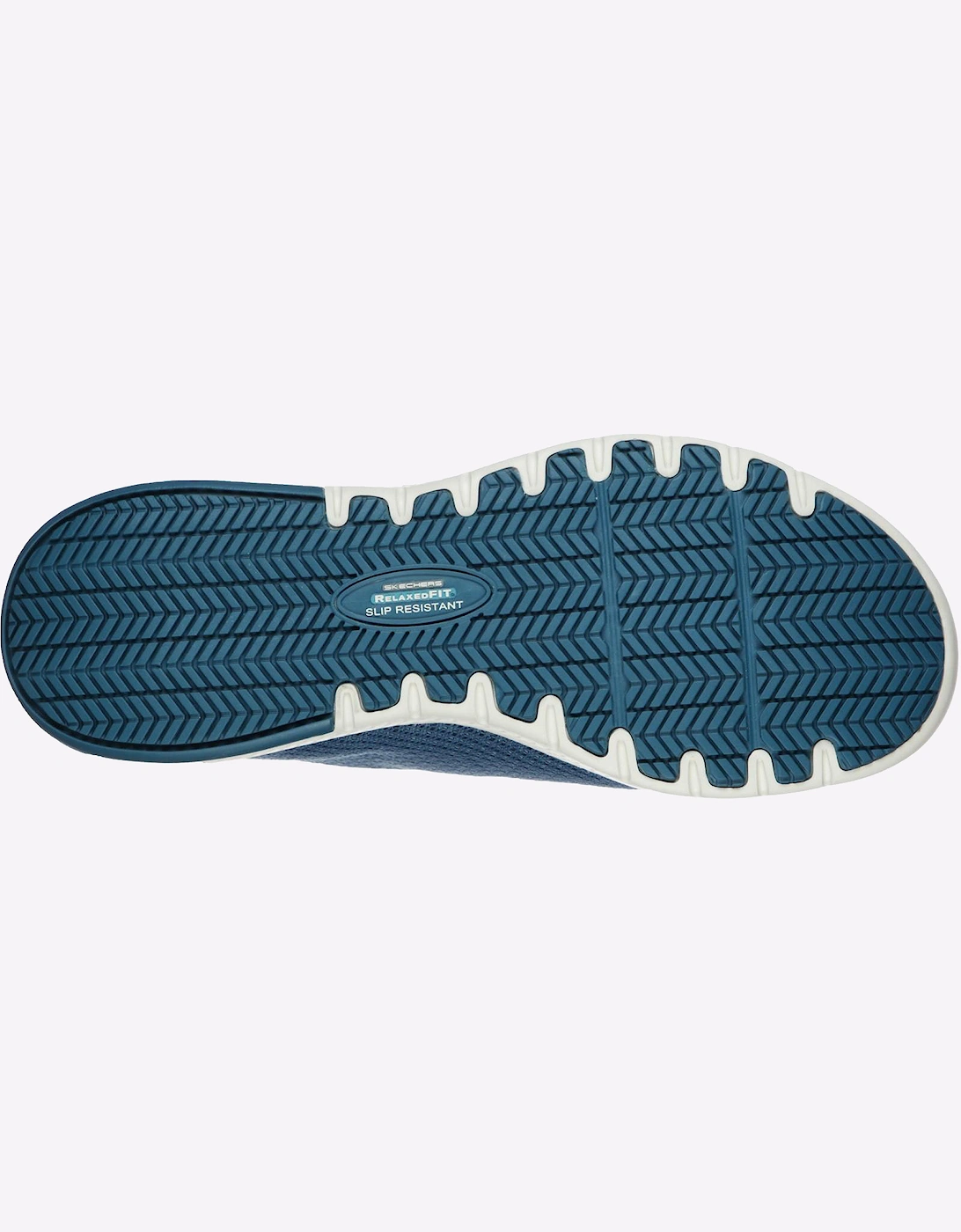 Skechers Marsing Waiola Memory Foam Trainers Womens Blue