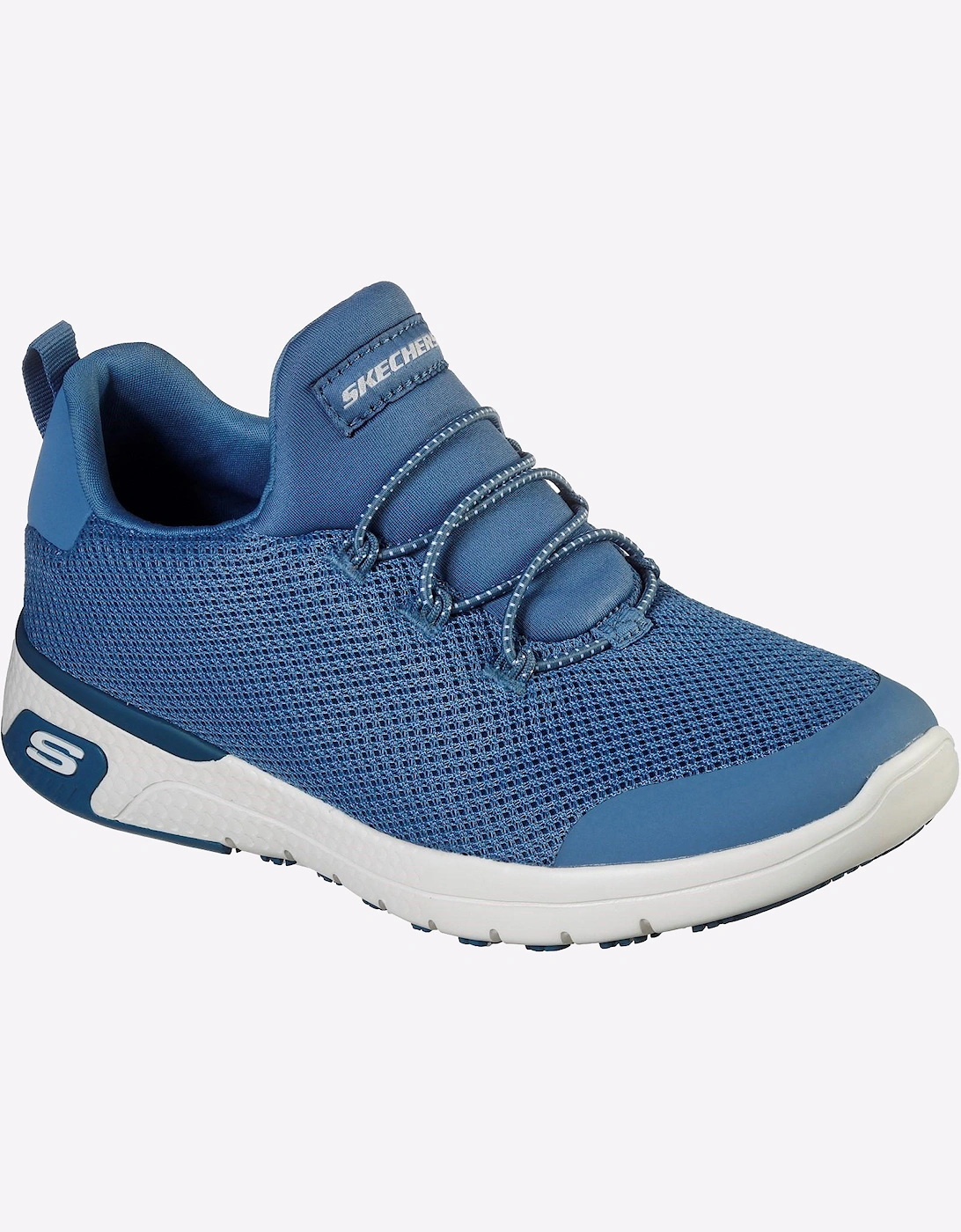 Skechers Marsing Waiola Memory Foam Trainers Womens Blue