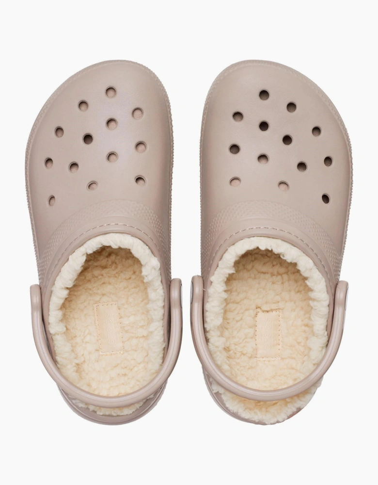 Crocs Classic Lined Clog Mens Mushroom/Bone