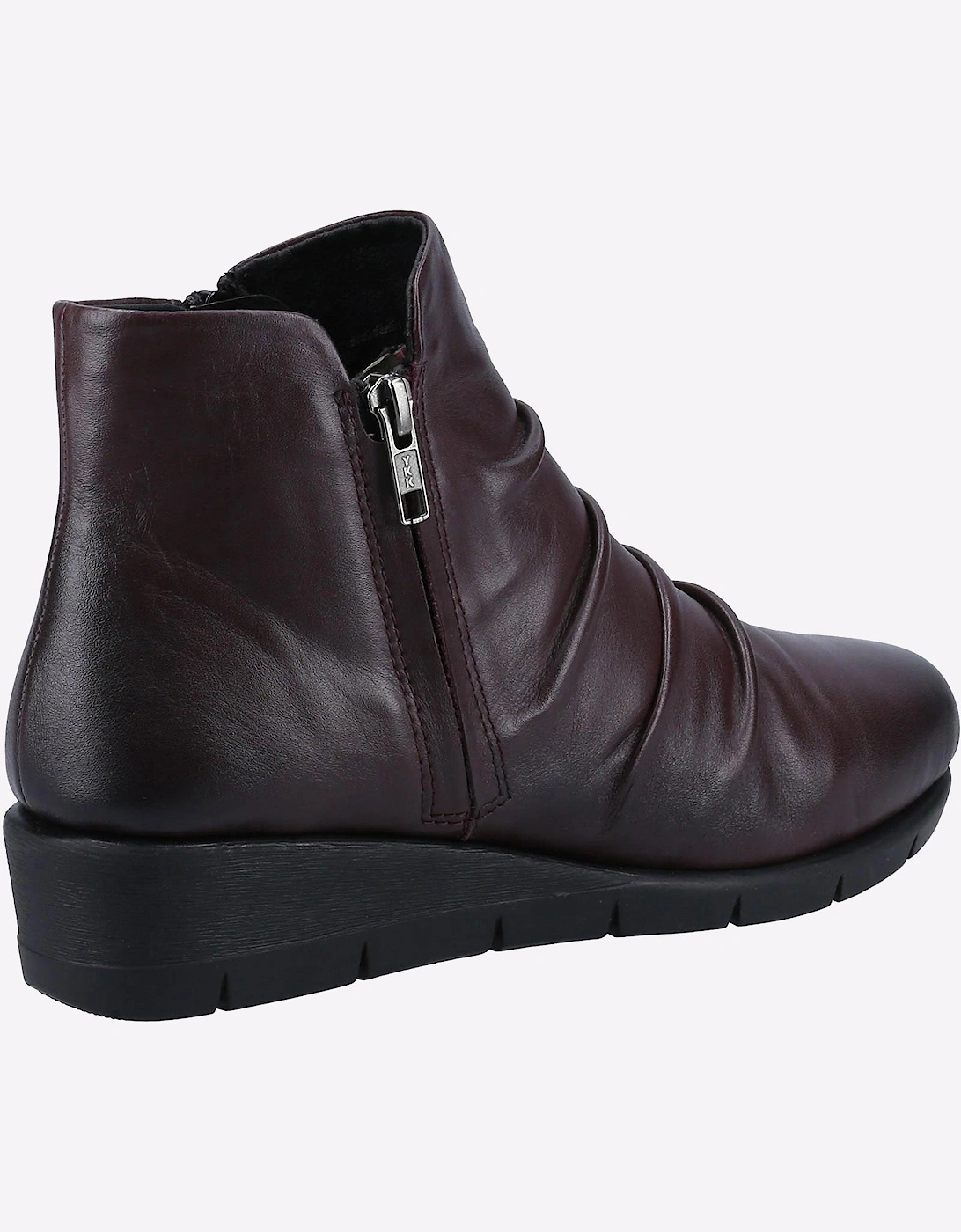 Fleet & Foster Plockton Memory Foam Boot Womens Burgundy