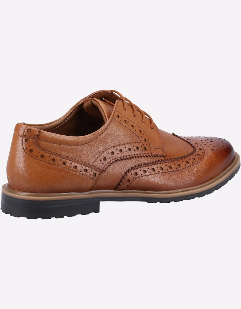 Hush Puppies Verity Womens Girls Brogue Shoes Tan