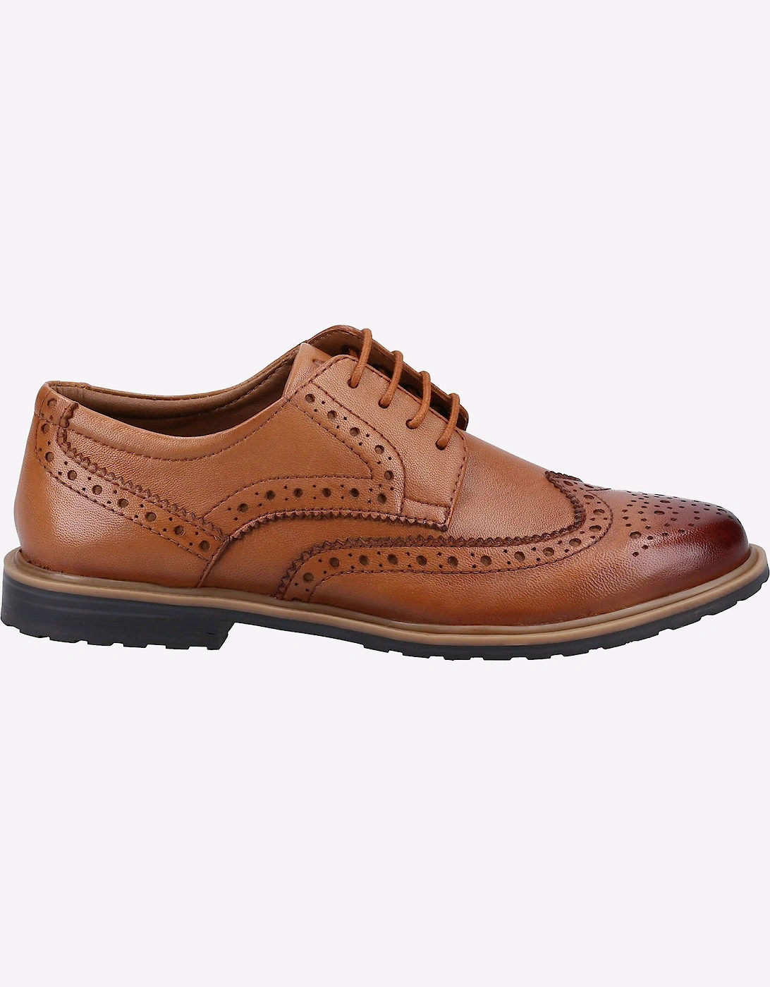 Hush Puppies Verity Womens Girls Brogue Shoes Tan