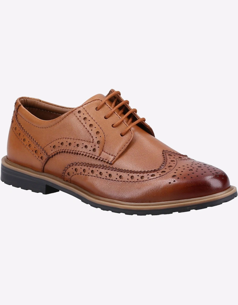 Hush Puppies Verity Womens Girls Brogue Shoes Tan
