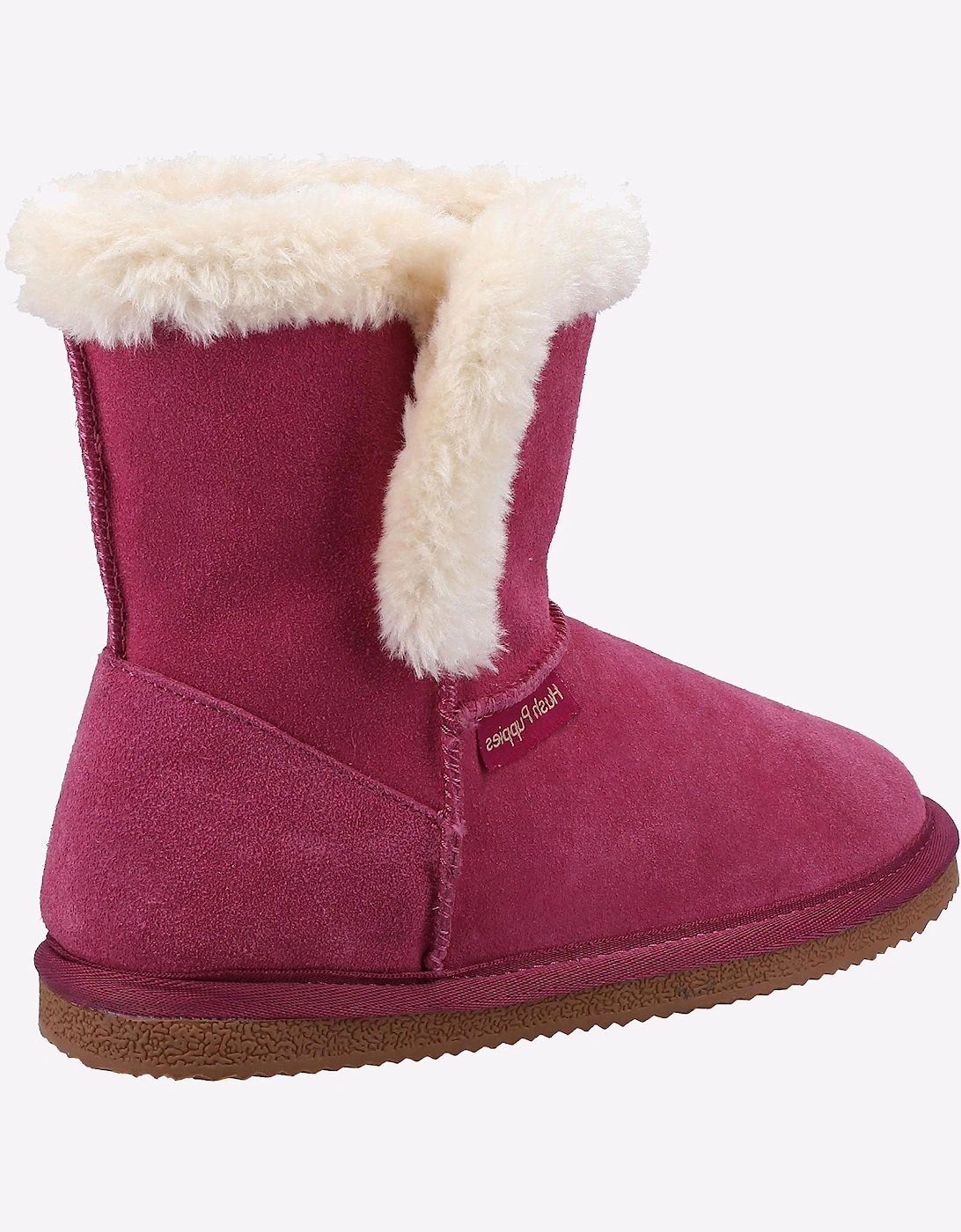 Hush Puppies Ashlynn Junior Slipper Boots Rose