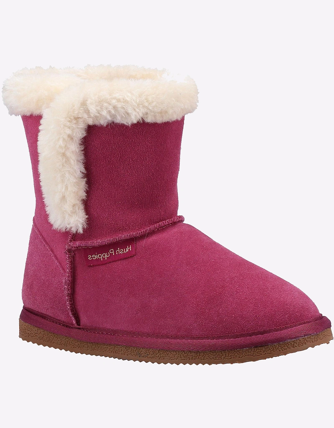 Hush Puppies Ashlynn Junior Slipper Boots Rose