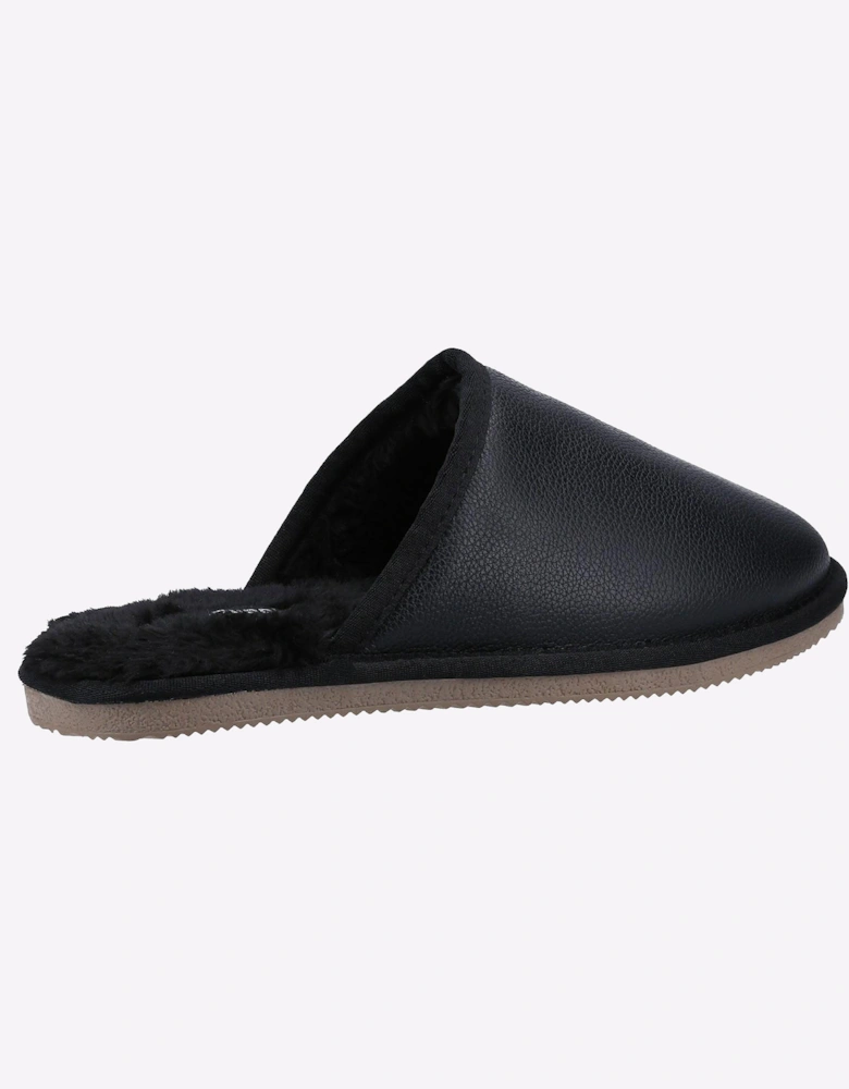 Hush Puppies Coady Memory Foam Mens Slippers Black