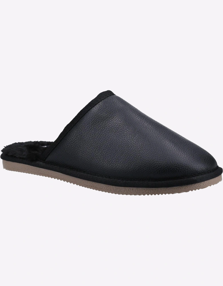 Hush Puppies Coady Memory Foam Mens Slippers Black