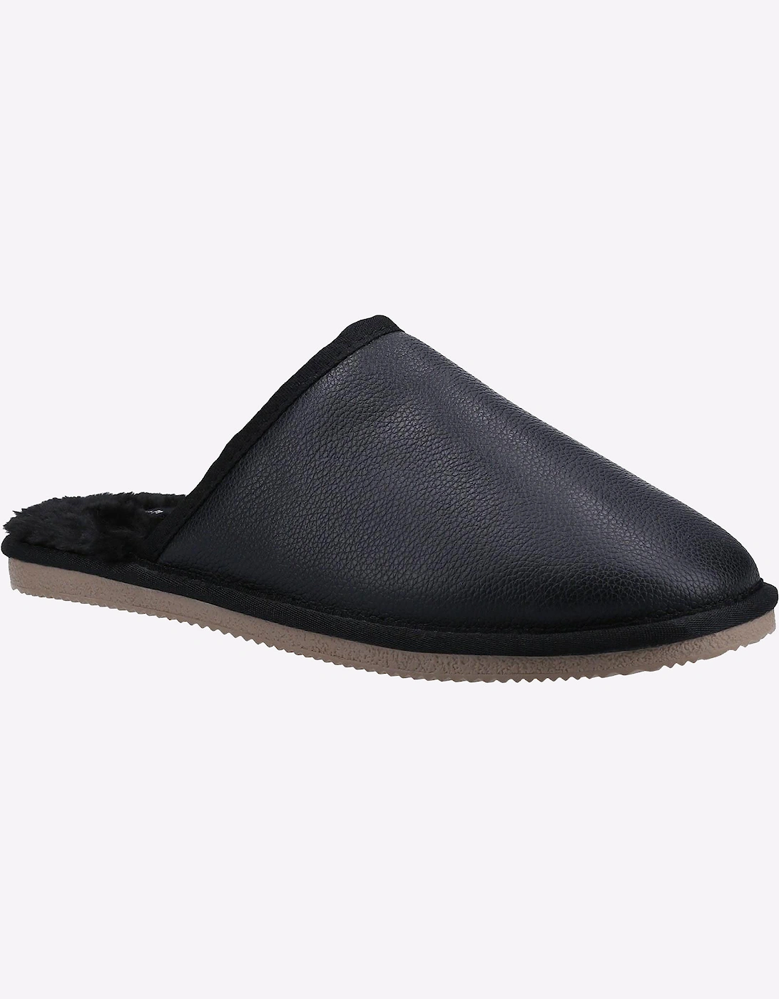 Hush Puppies Coady Memory Foam Mens Slippers Black