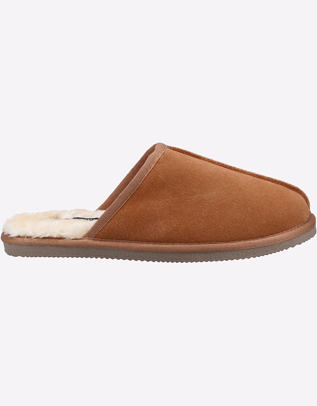 Hush Puppies Coady Memory Foam Slipper Mens Tan